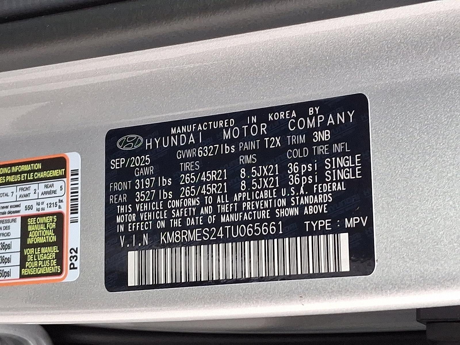 2026 Hyundai PALISADE Calligraphy AWD