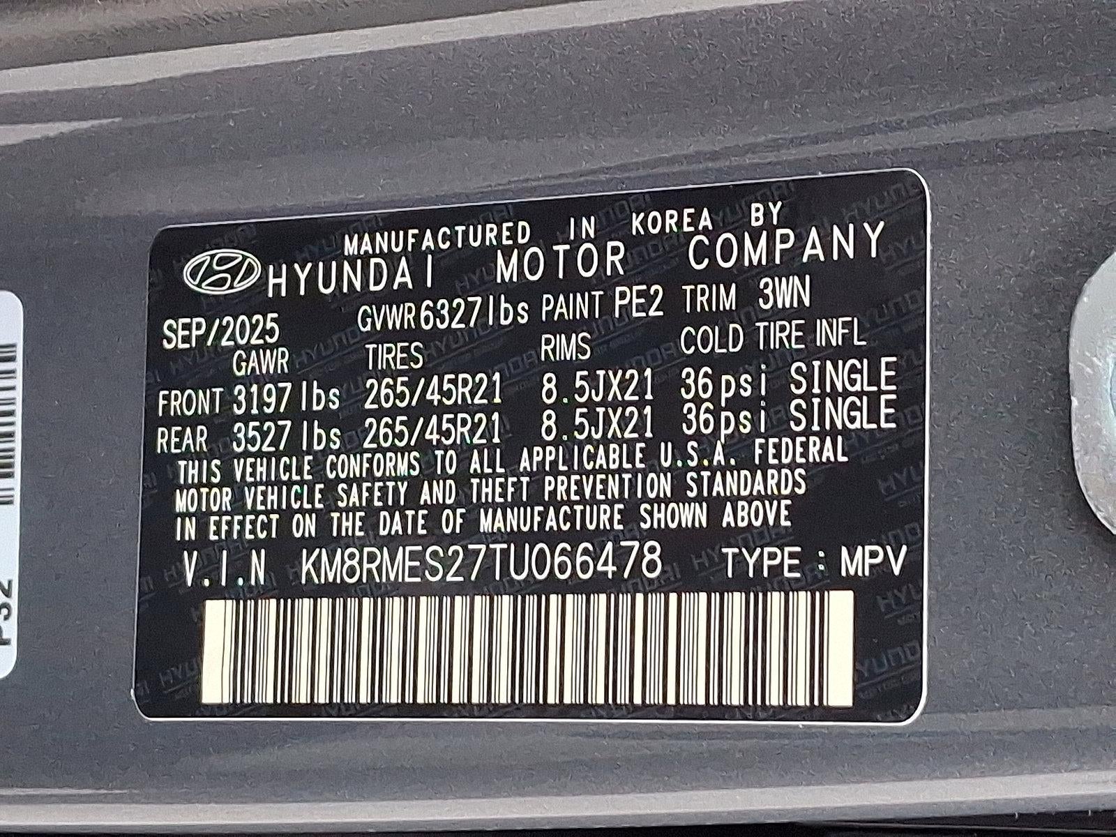 2026 Hyundai PALISADE Calligraphy AWD