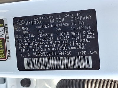 2026 Hyundai PALISADE SEL Premium AWD