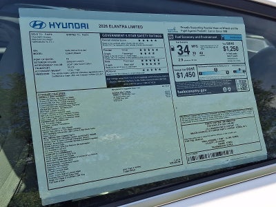 2026 Hyundai ELANTRA Limited