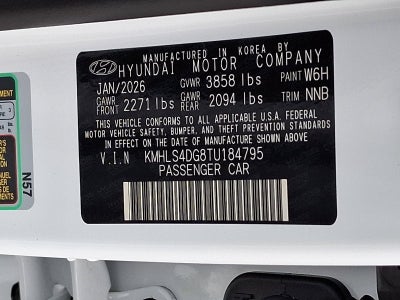 2026 Hyundai ELANTRA SEL Sport Premium