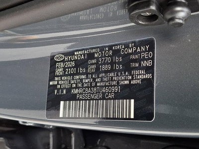 2026 Hyundai VENUE SEL W/Two-Tone Roof