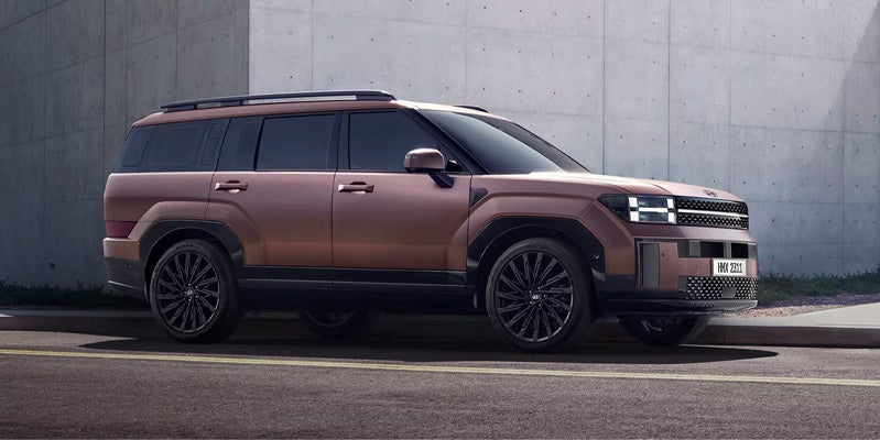 Sideview of Hyundai Santa Fe