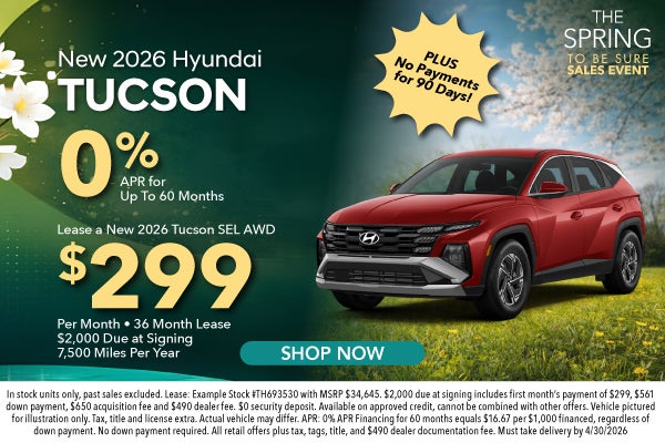 New 2026 Hyundai Tucson 