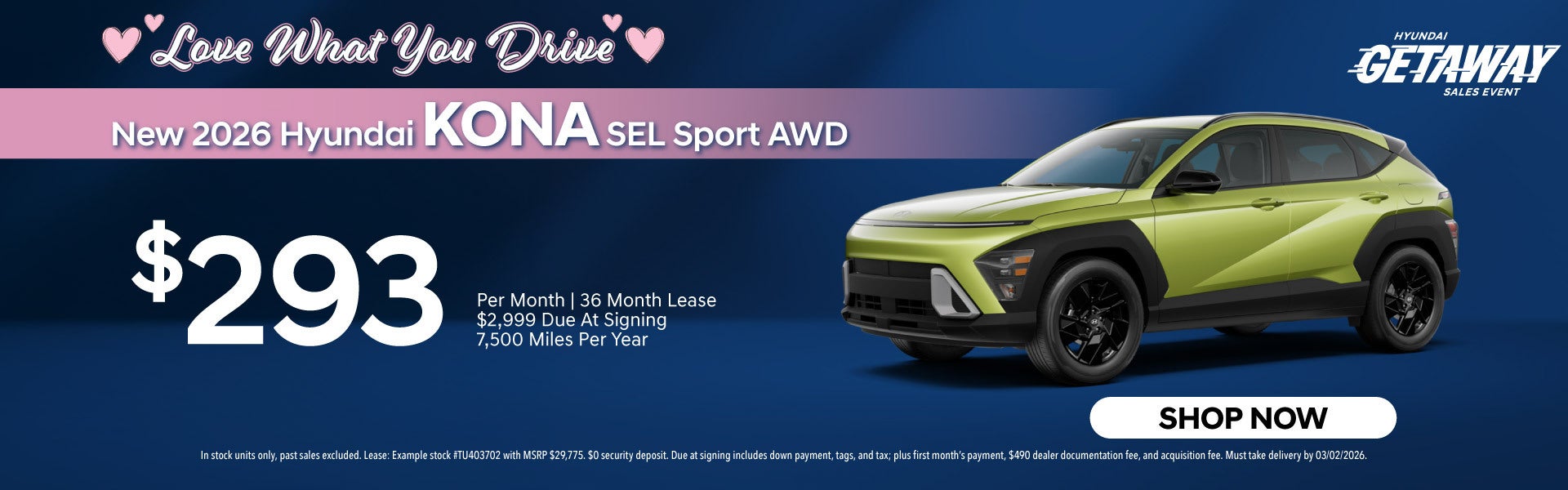 New 2026 Hyundai Kona SEL Premium