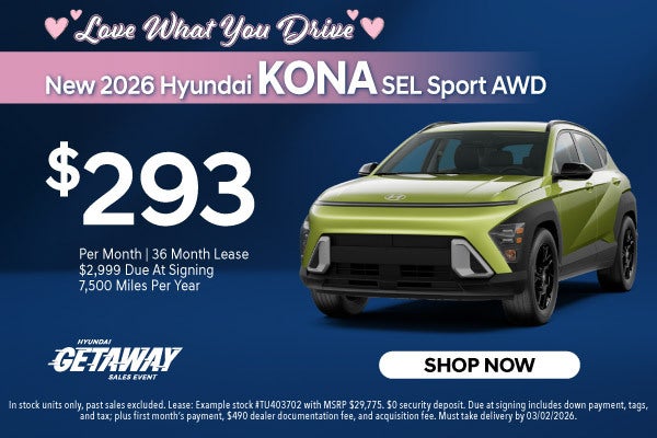 New 2026 Hyundai Kona SEL Premium