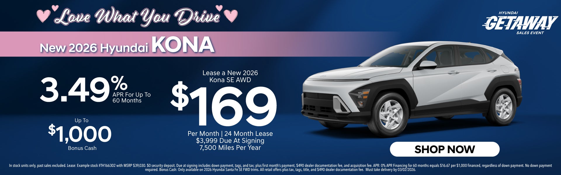 New 2026 Hyundai Kona SE AWD