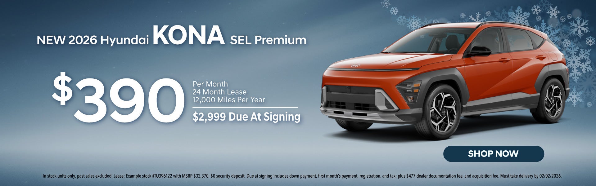 New 2026 Hyundai Kona SEL Premium