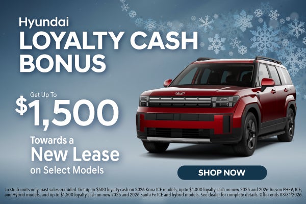Hyundai Loyalty Cash Bonus