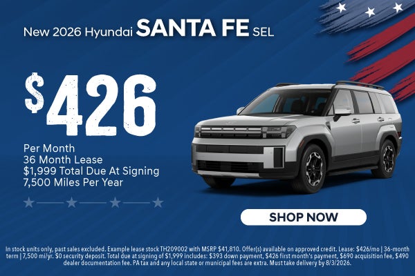 New 2026 Hyundai Santa Fe