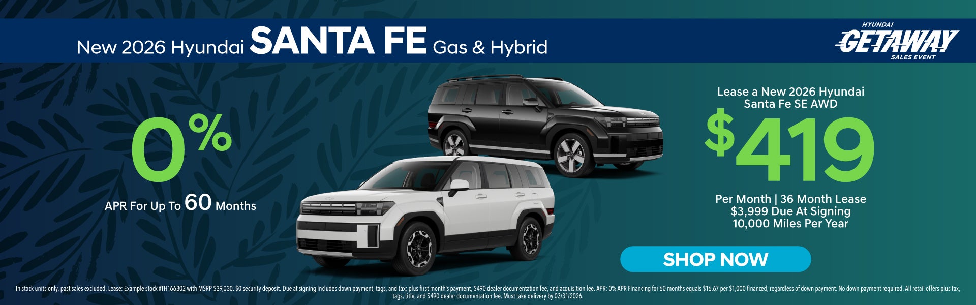 New 2026 Hyundai Santa Fe