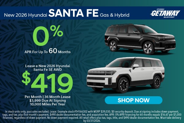 New 2026 Hyundai Santa Fe
