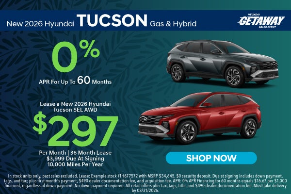 New 2026 Hyundai Tucson 
