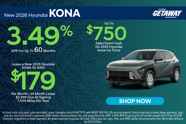 New 2026 Hyundai Kona