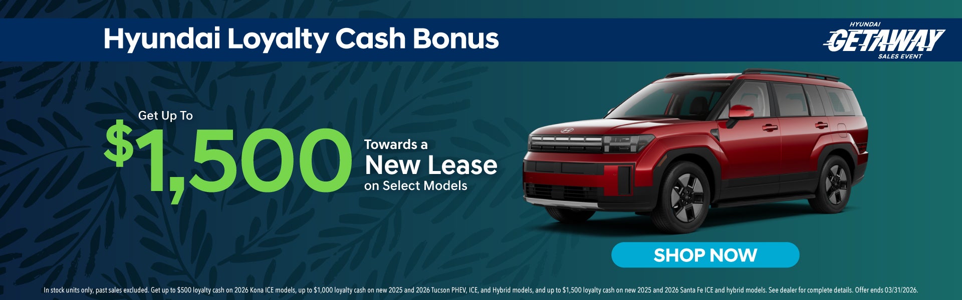 Hyundai Loyalty Cash Bonus