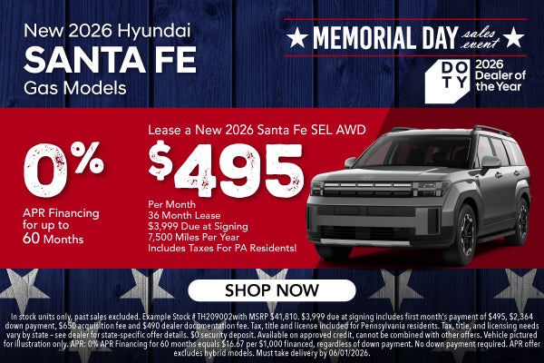 New 2026 Hyundai Santa Fe
